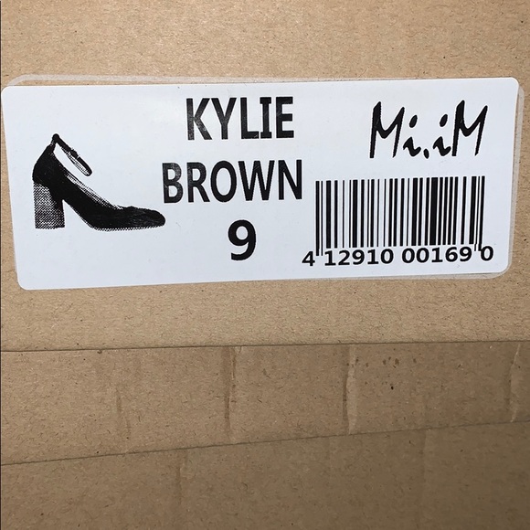 NIB Mi.iM Kylie heels in brown faux suede - Picture 4 of 5